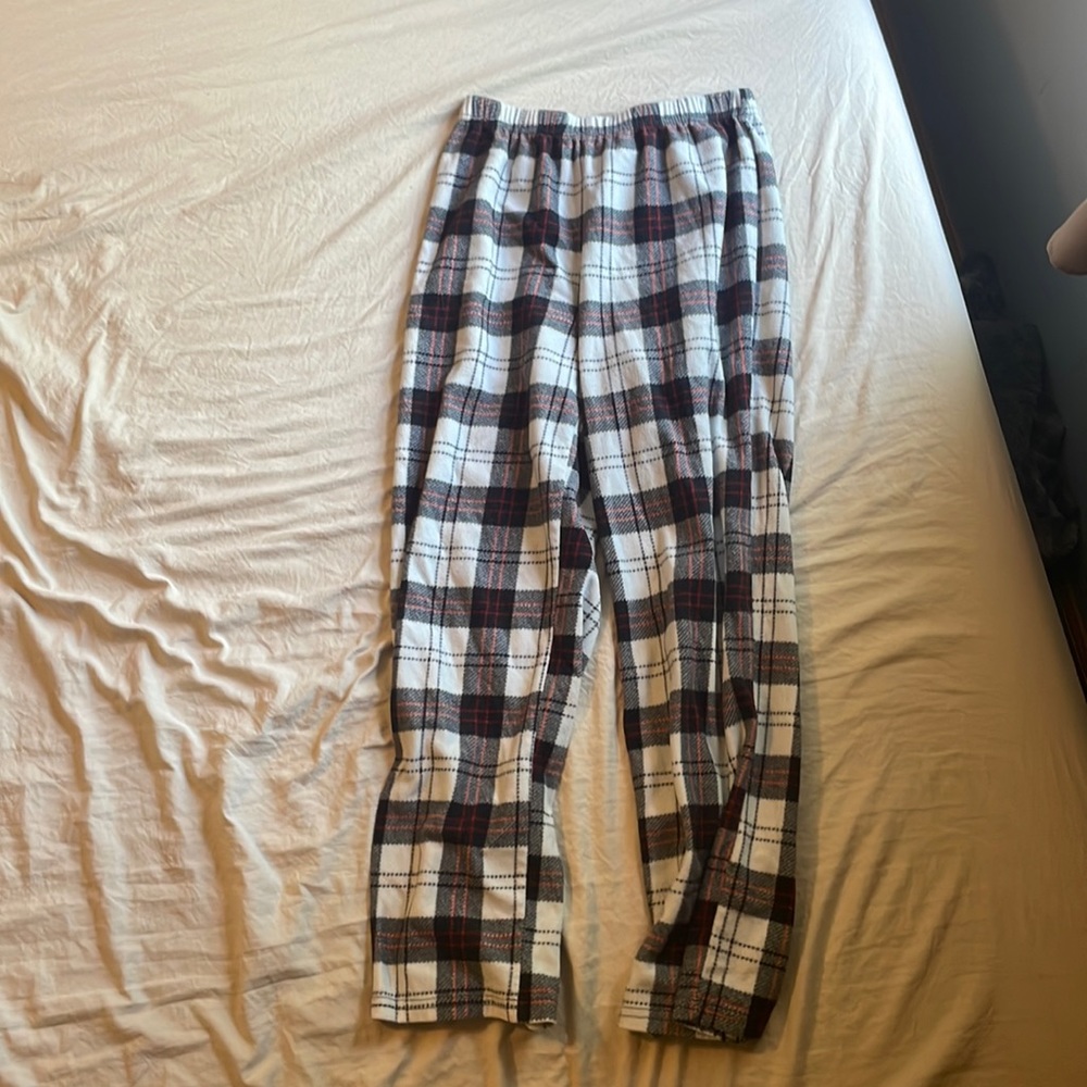 Checkered pajama pants